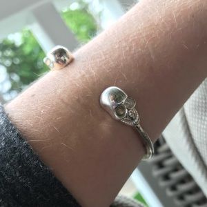 Brandy Melville Skull Bracelet Cuff